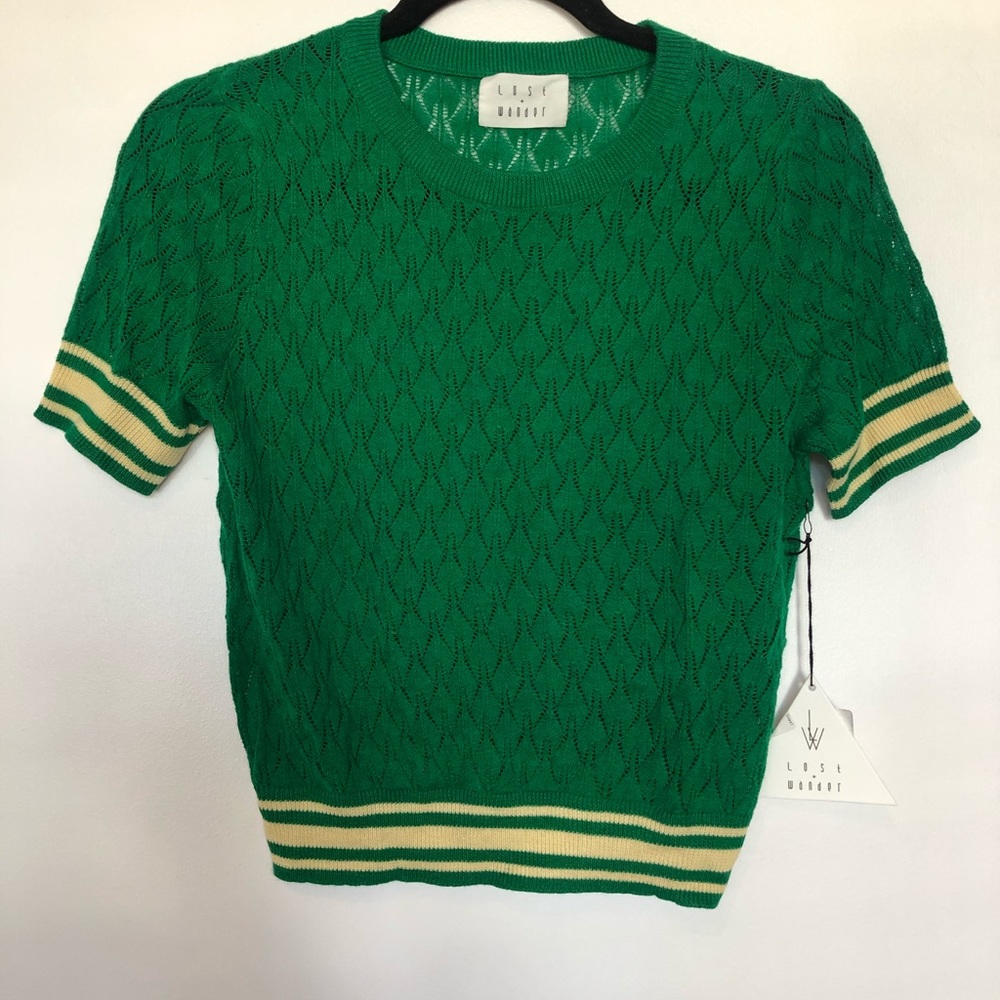 Lost + Wander Green Short Sleeve Tee